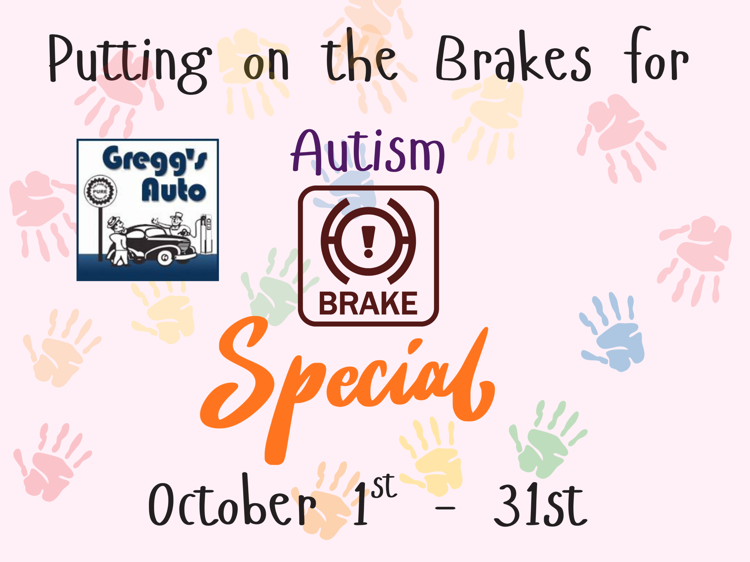 Putting on the Brakes for Autism - Gregg's Automotive